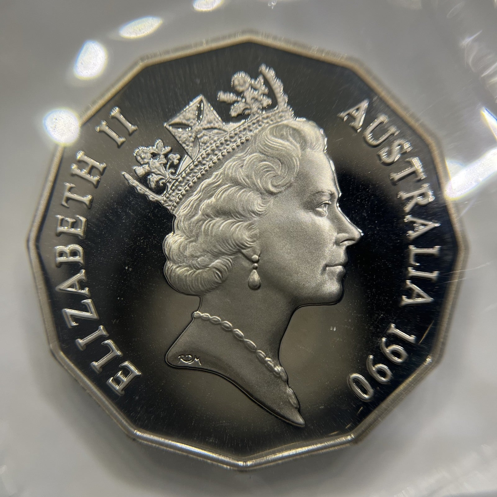 1990 Fifty 50 Cent Coin - Ex Proof Set - Scarce Elizabeth II