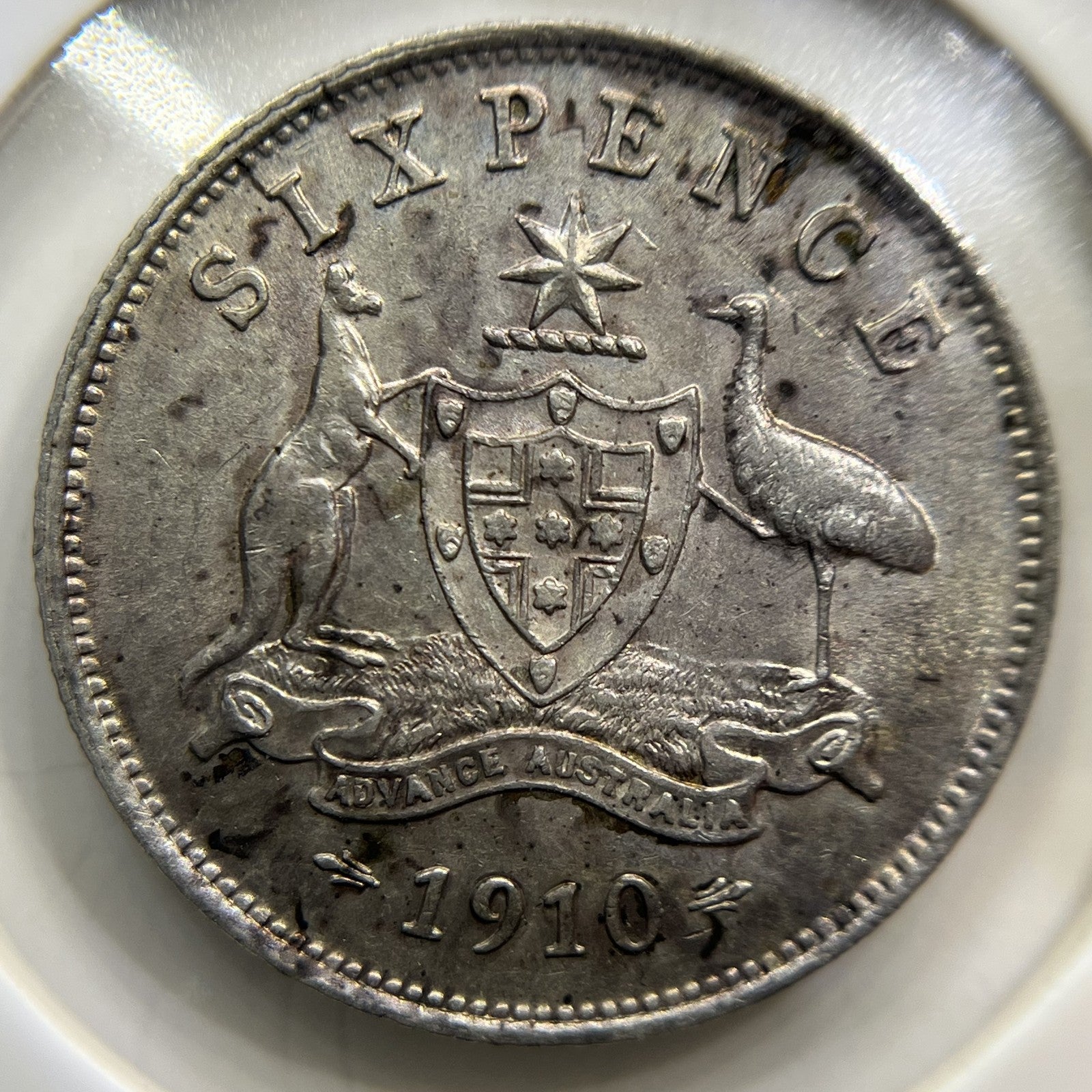 1910 Sixpence Coin - Extremely Fine - Silver Edward VII