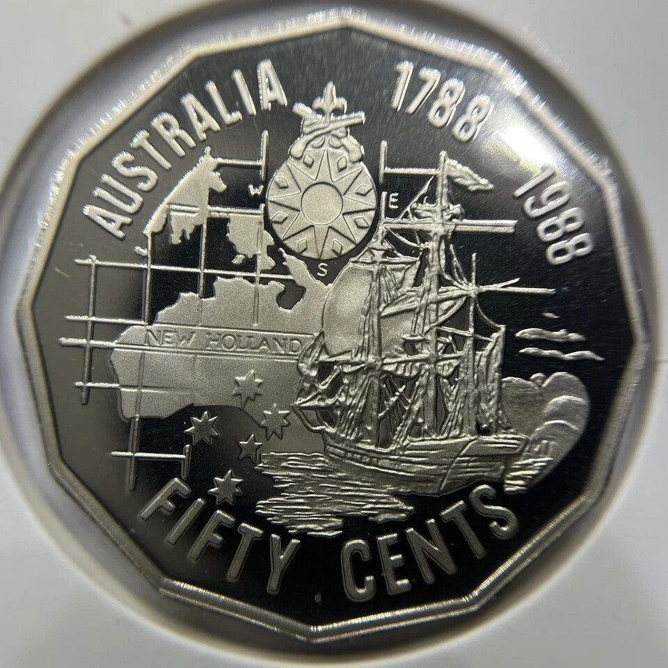 1988 Bicentenary Fifty 50 Cent Coin - Ex Proof Set - Elizabeth II Australia
