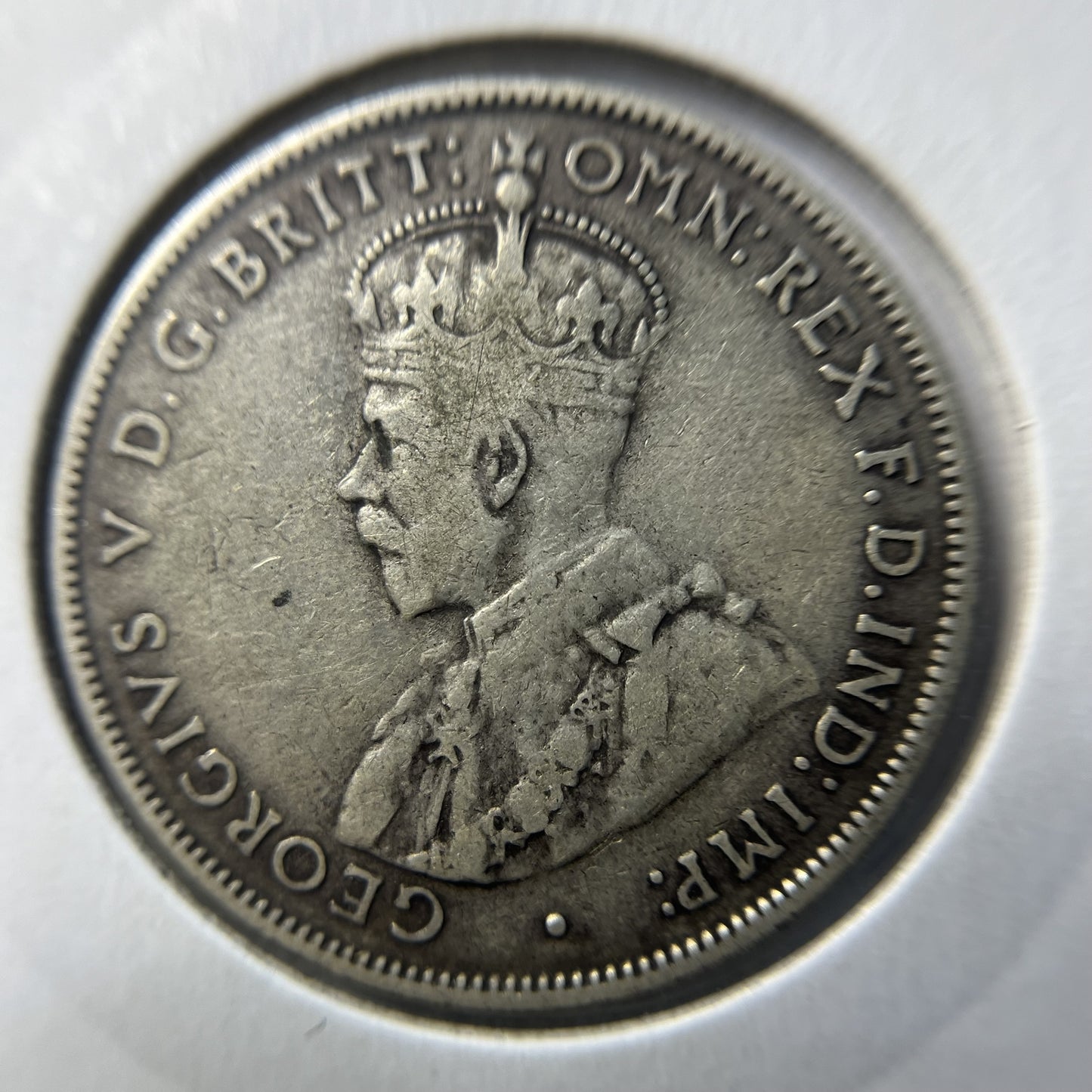 1932 Florin Coin - good Fine - Rare Date George V Silver Predecimal Australian