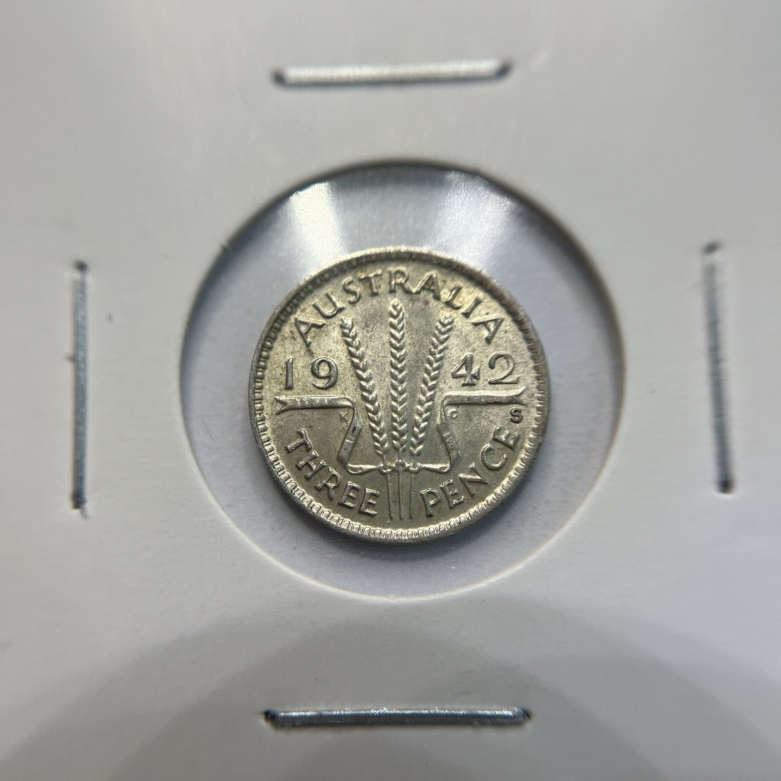 1942 s Threepence Coin - Extremely Fine - George VI Silver Predecimal