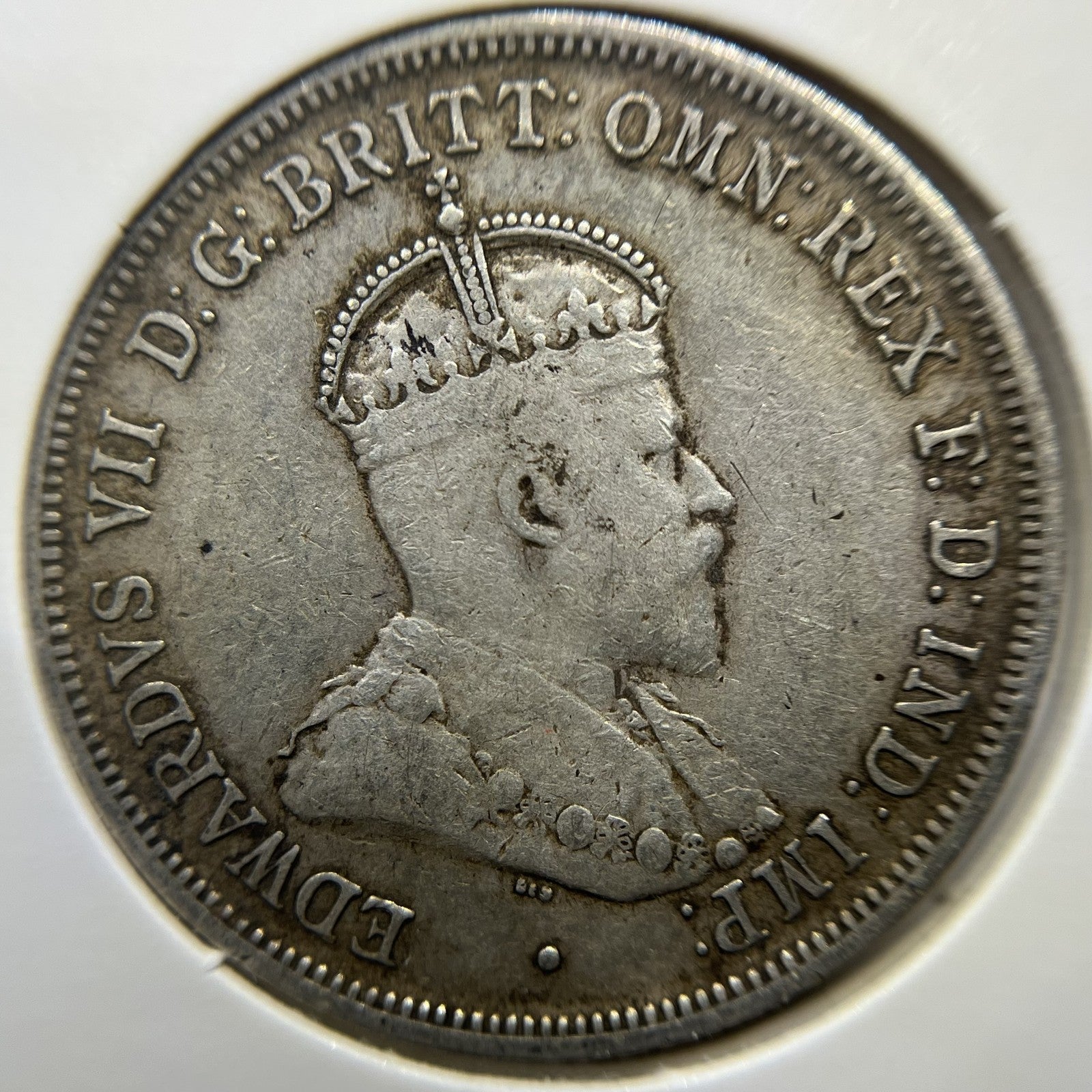 1910 Florin Coin - Very Fine - CV$325 Edward VII Silver Predecimal First Year
