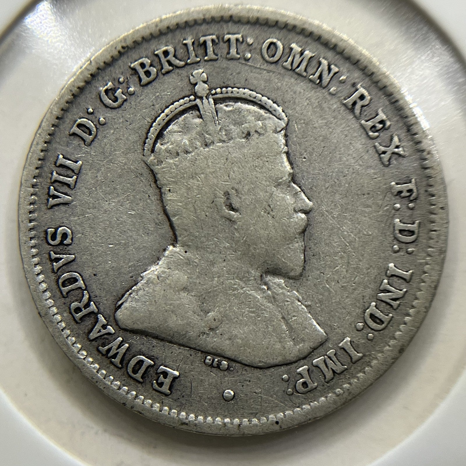 1910 Sixpence Coin - Very Fine - Silver Predecimal Edward VII