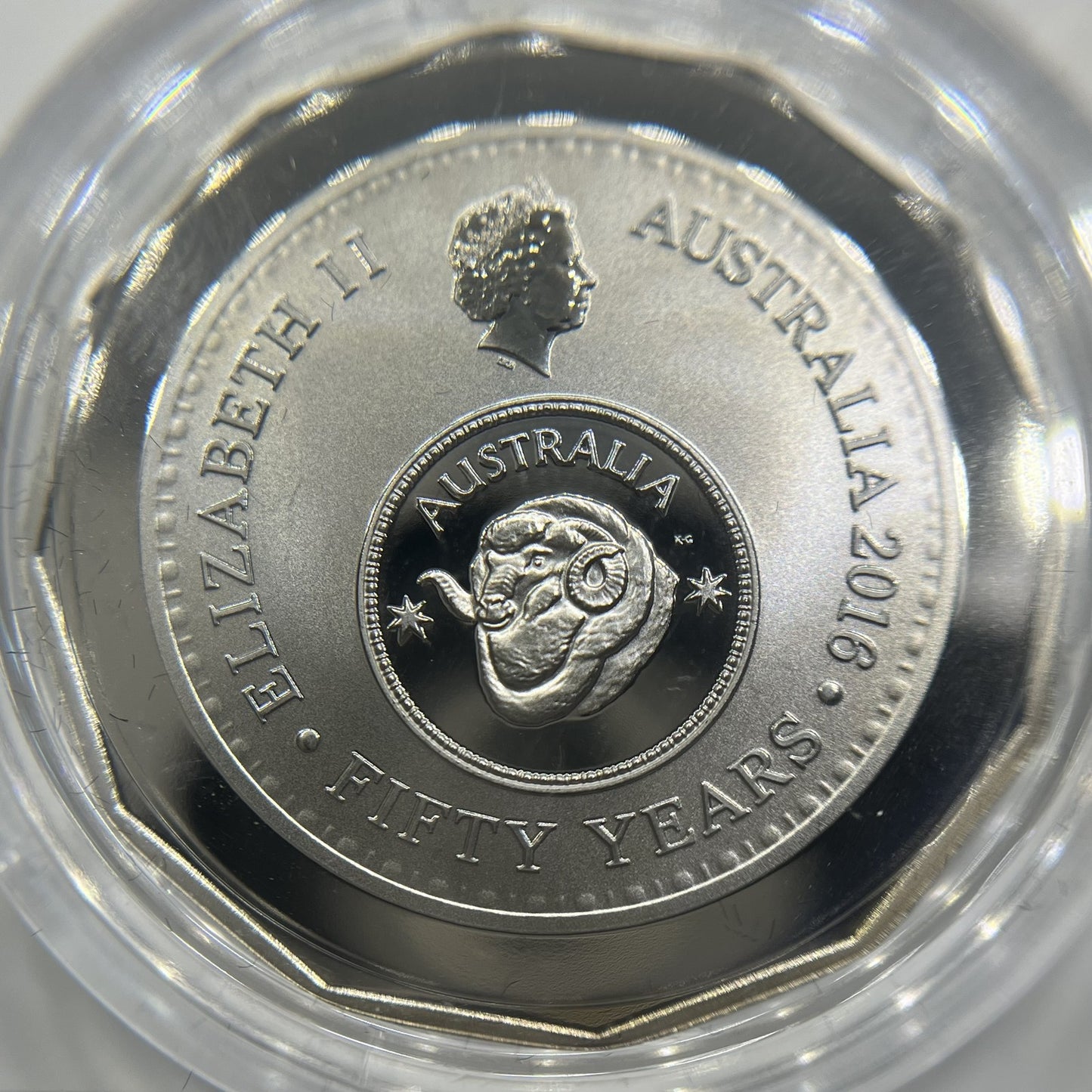 2016 Fifty 50 Cent Changeover Coin - Ex Proof Set - Scarce Elizabeth II