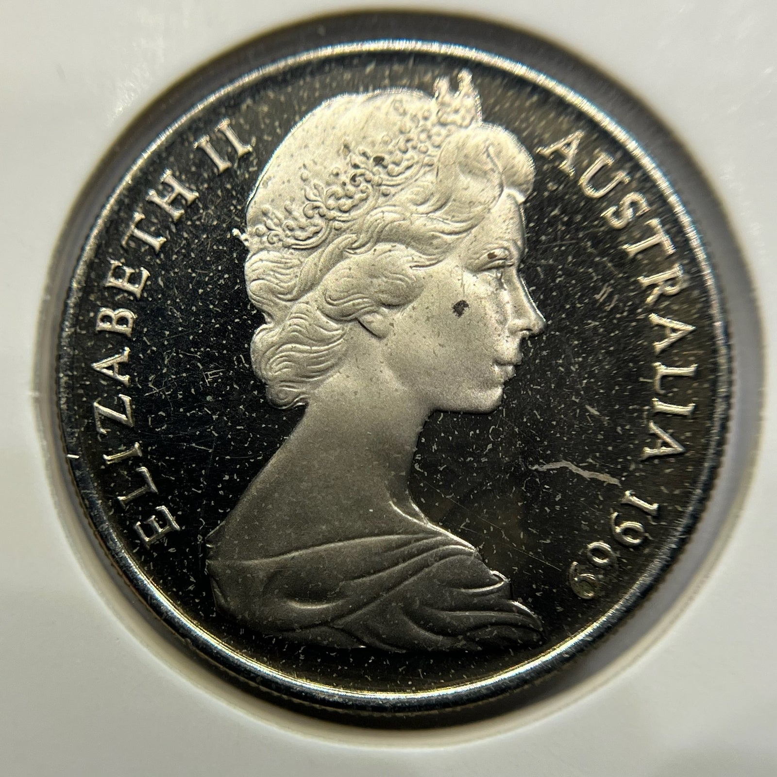 1969 Ten 10 Cent Coin - Ex Proof Set - Elizabeth II Australia