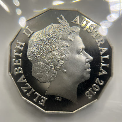 2013 Fifty 50 Cent Coin - Ex Proof Set - Elizabeth II