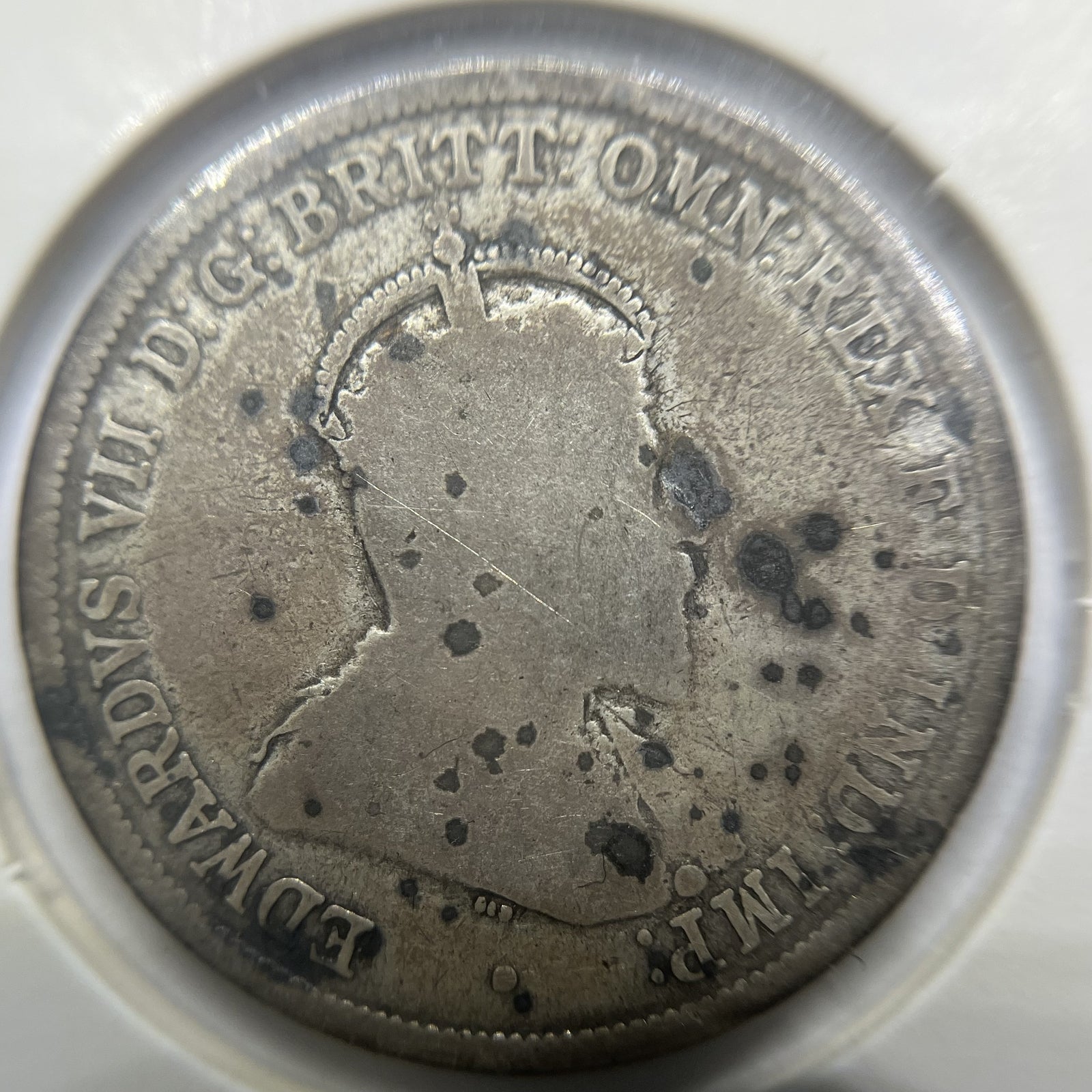 1910 Florin Coin - Good - Edward VII Silver Predecimal First Year of Issue