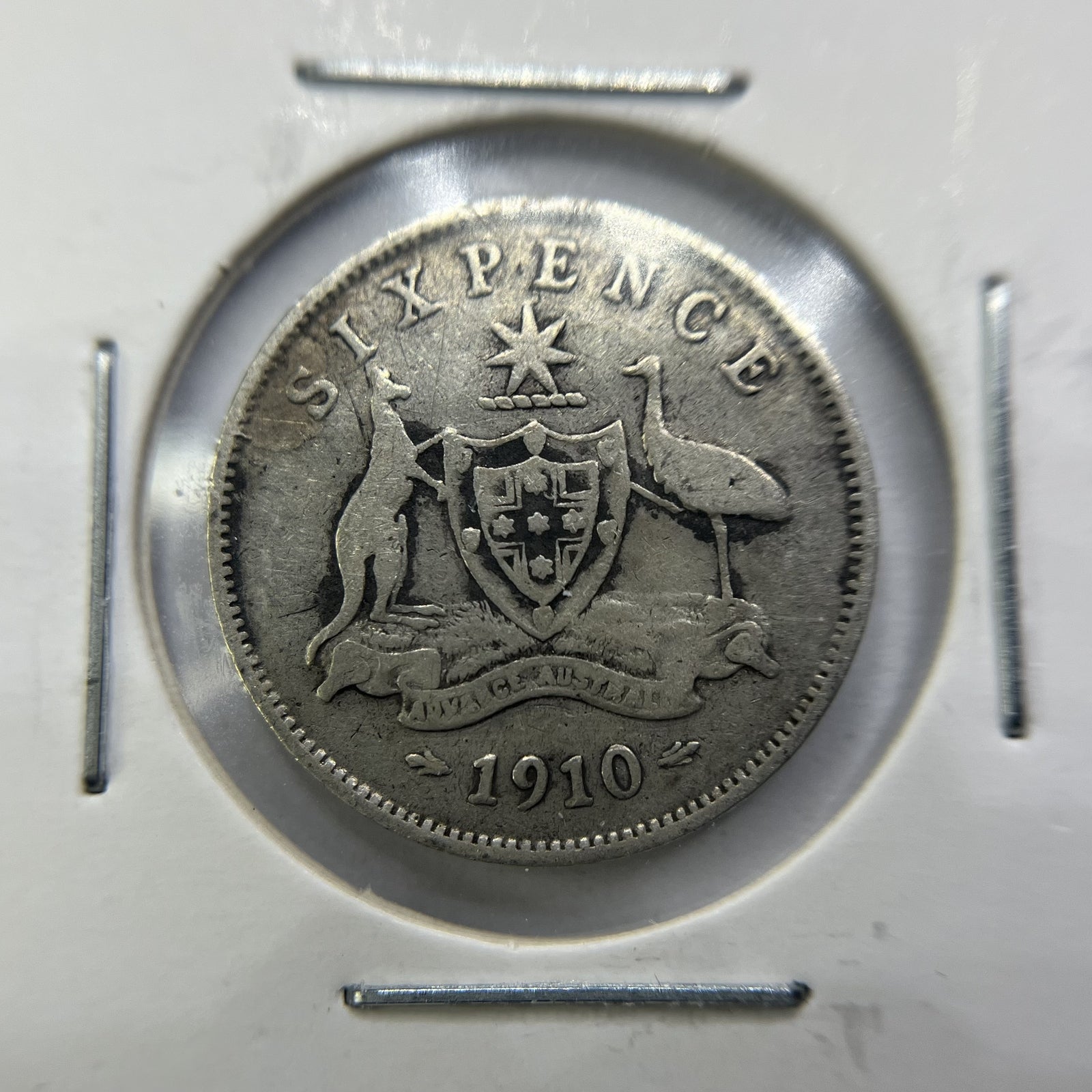 1910 Sixpence Coin - Very Fine - Edward VII Silver Predecimal