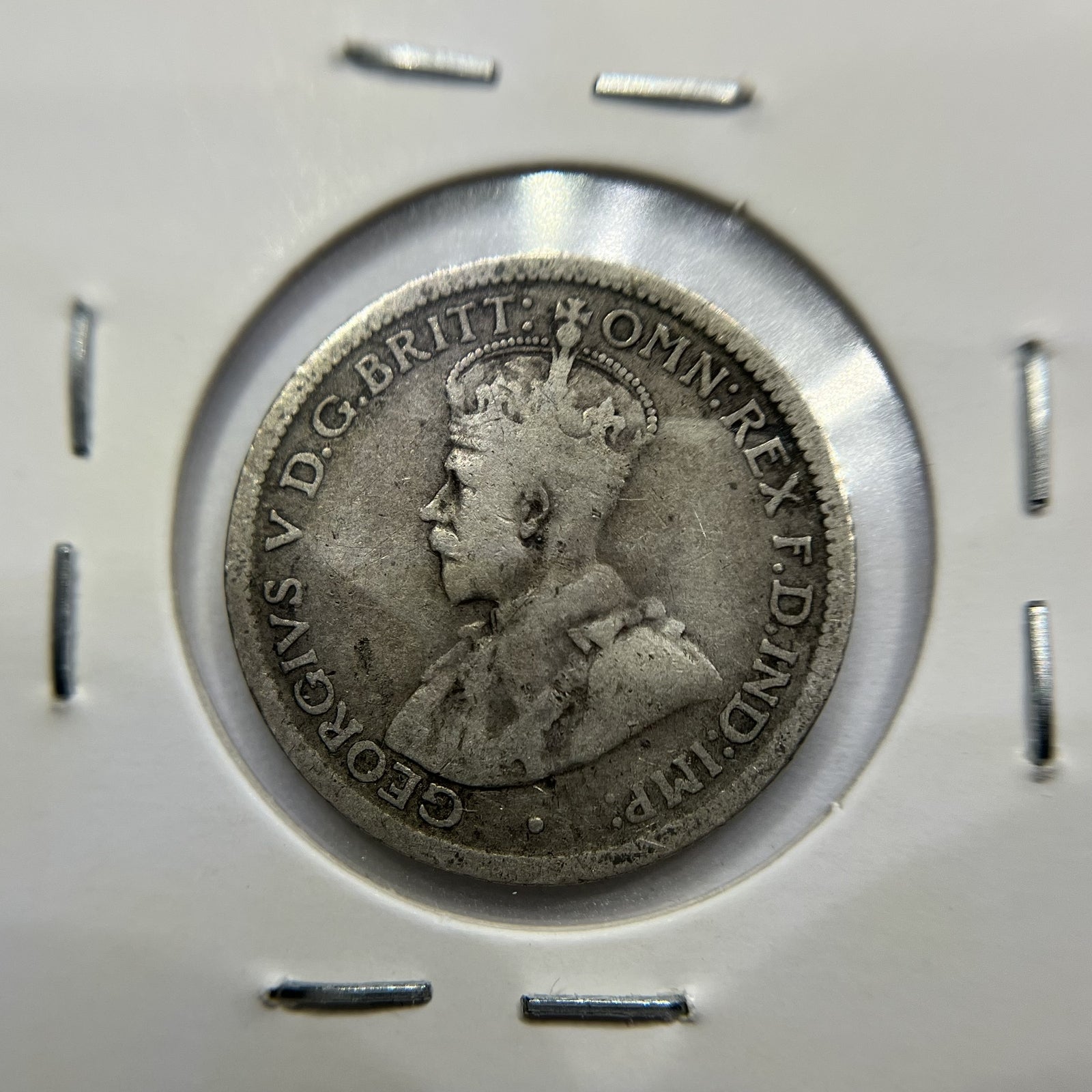 1923 Sixpence Coin - Very Good - George V Silver Predecimal Australian