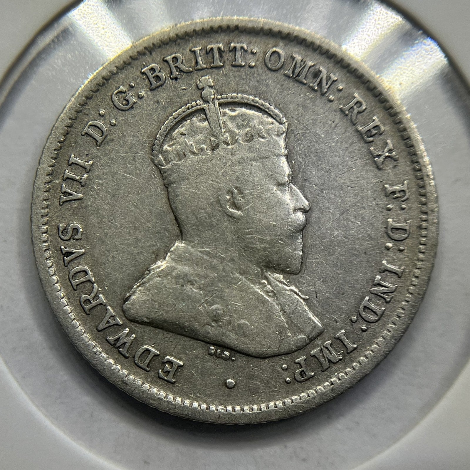 1910 Sixpence Coin - Very Fine - Silver Predecimal Edward VII