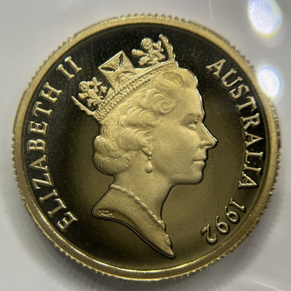 1992 One Dollar $1 Coin - Olympiad - Scarce Elizabeth II Ex Proof Set