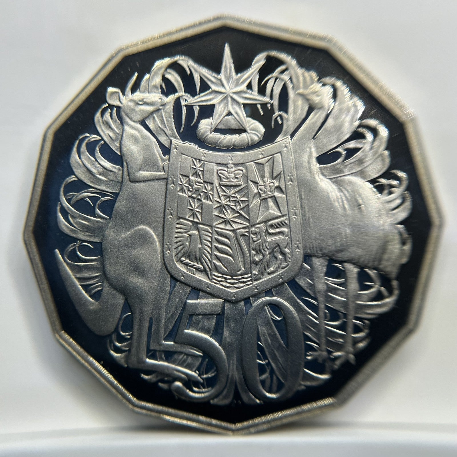 1980 Fifty 50 Cent Coin - Ex Proof Set - Scarce Elizabeth II