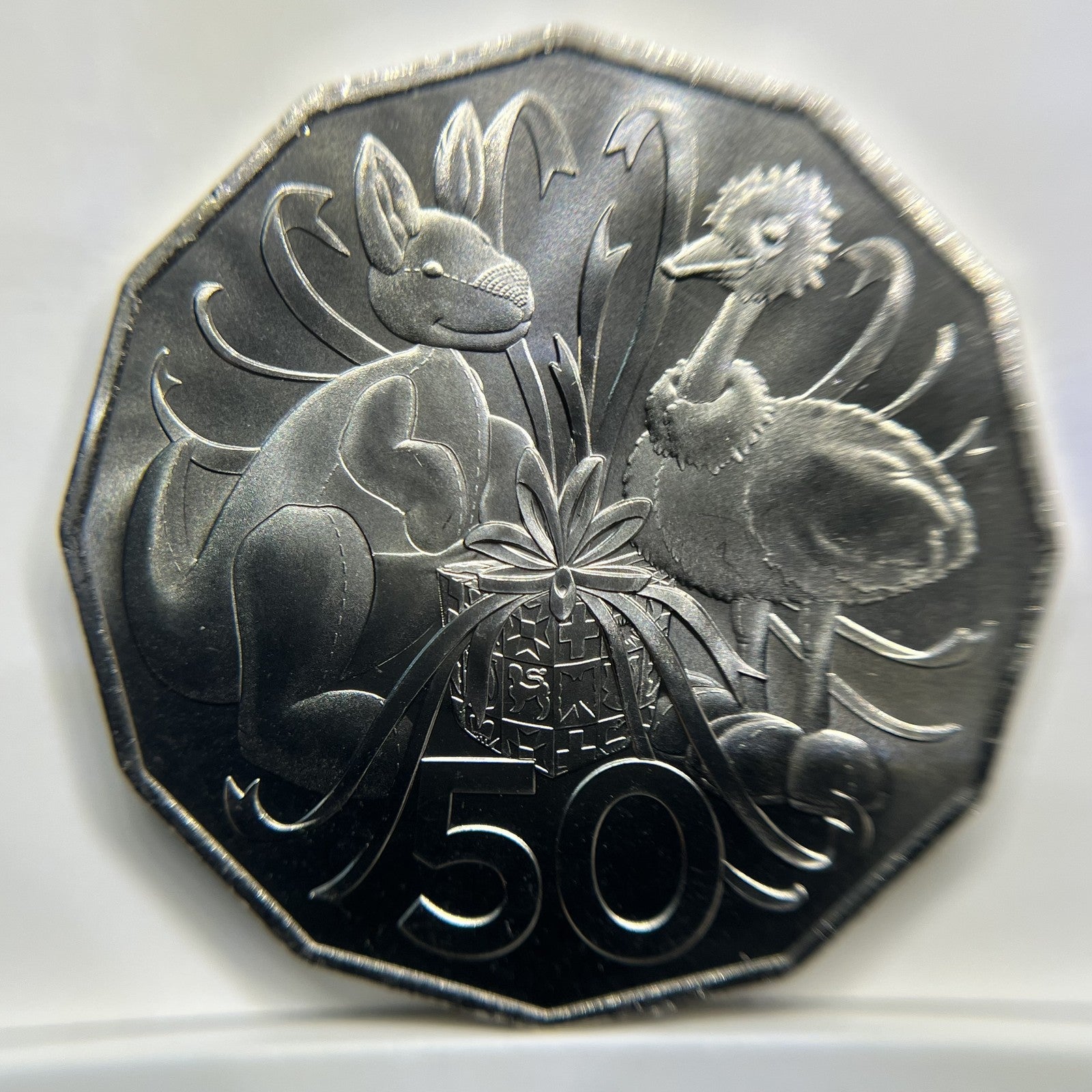 2023 Fifty 50 Cent Coin - Unc Ex Baby Mint Set - Scarce Elizabeth II