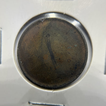 Australian Half Penny Error Coin - Blank Planchet - Scarce Variety