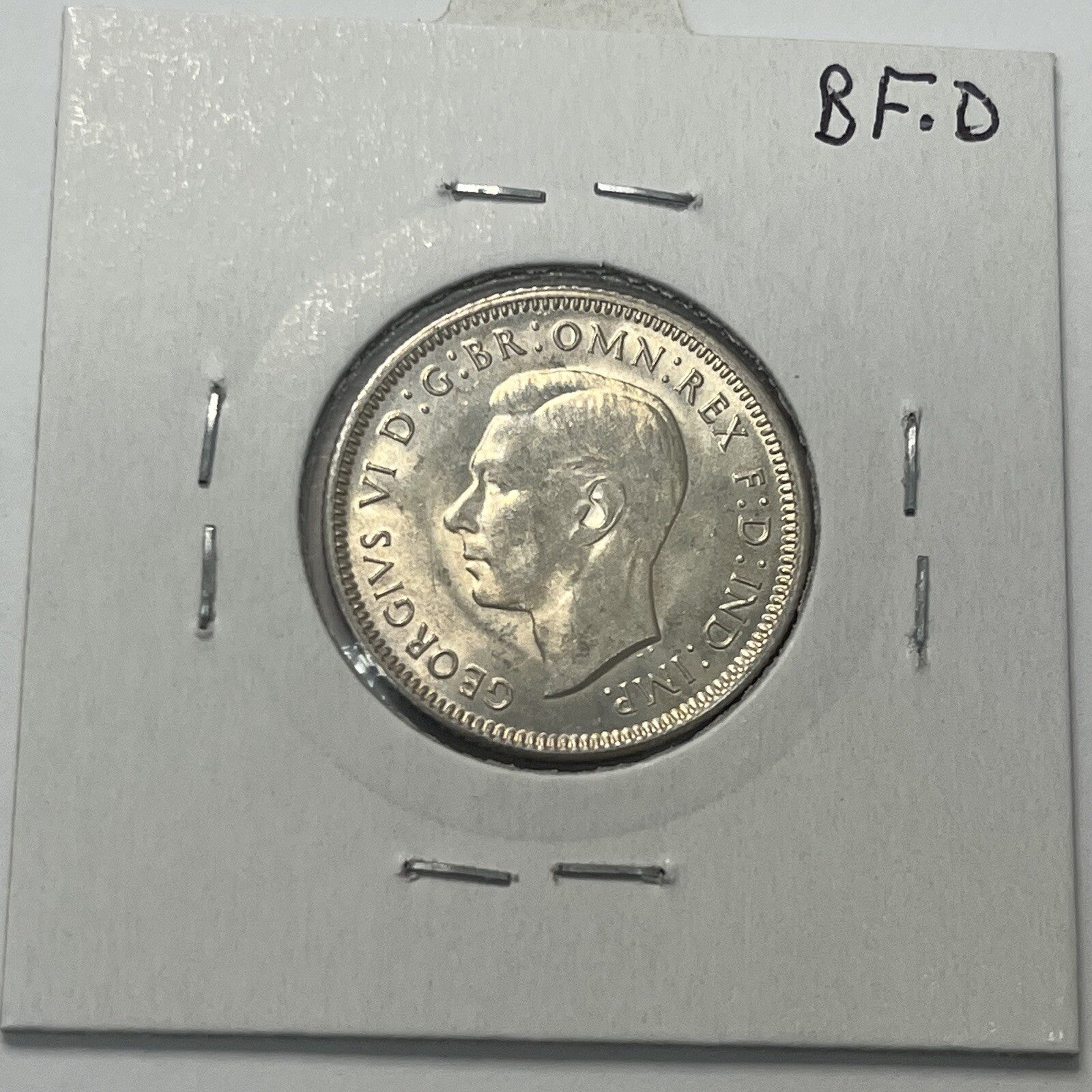 1943 s Shilling Coin - Choice Uncirculated ChUNC - Silver Predecimal George VI