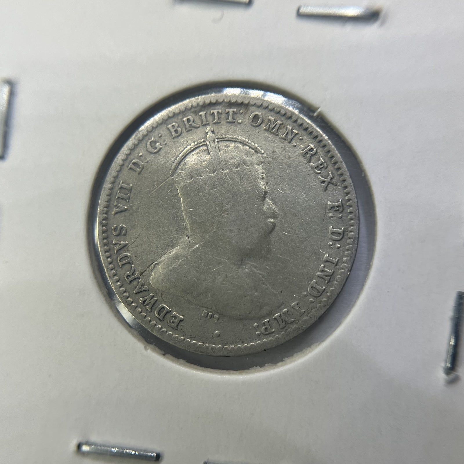 1910 Threepence Coin - almost Very Fine - Edward VII Silver Predecimal