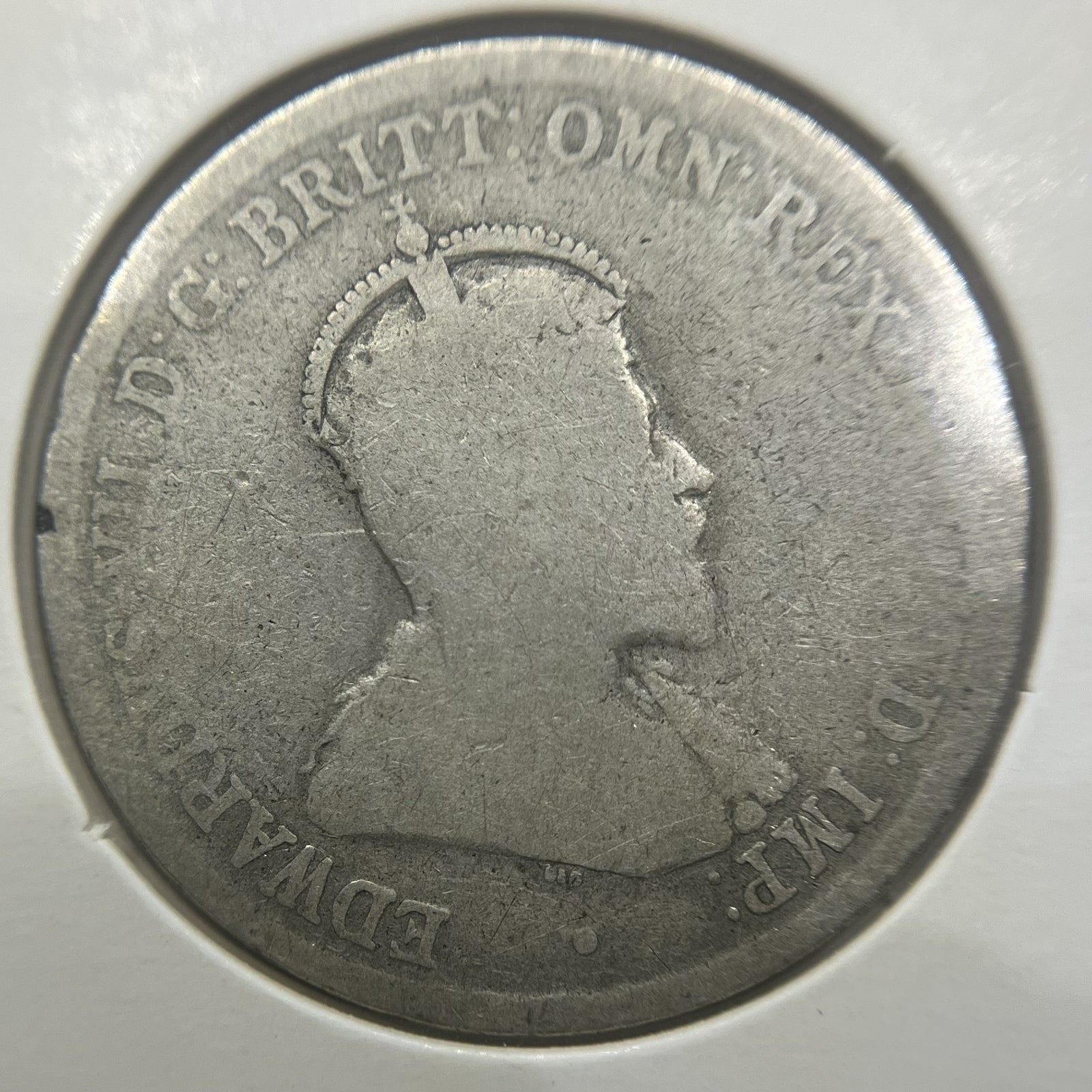 1910 Florin Coin - Good - Edward VII Silver Predecimal First Year of Issue
