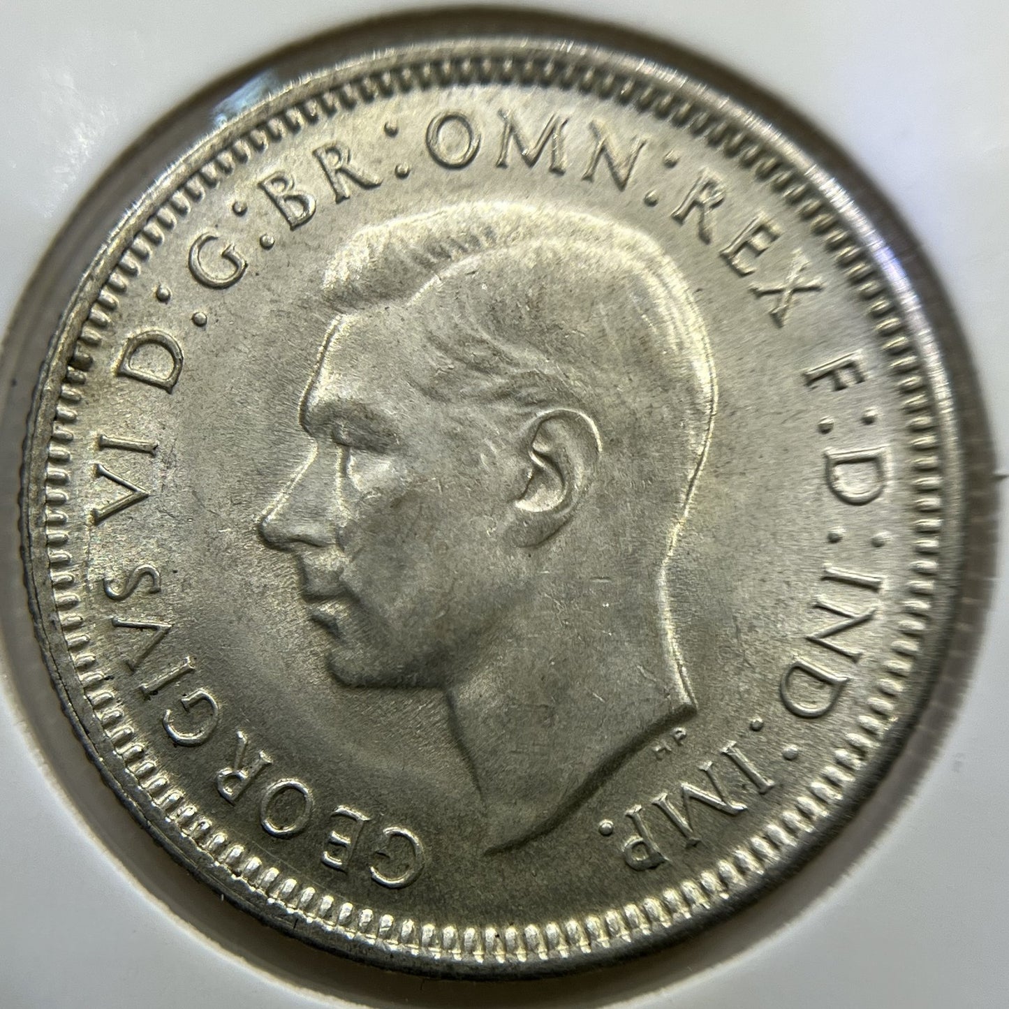 1943 s Shilling Coin - Choice Uncirculated Lustre - George V Silver