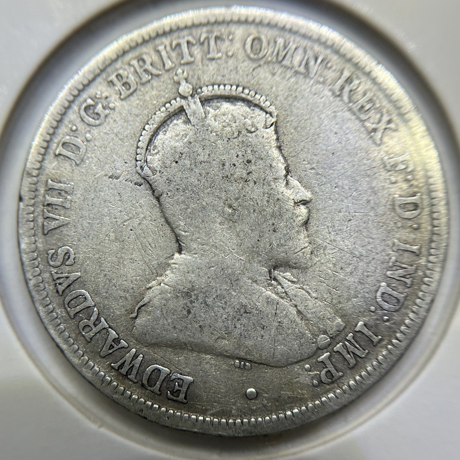 1910 Florin Coin - Very Good - Edward VII Silver Predecimal First Year