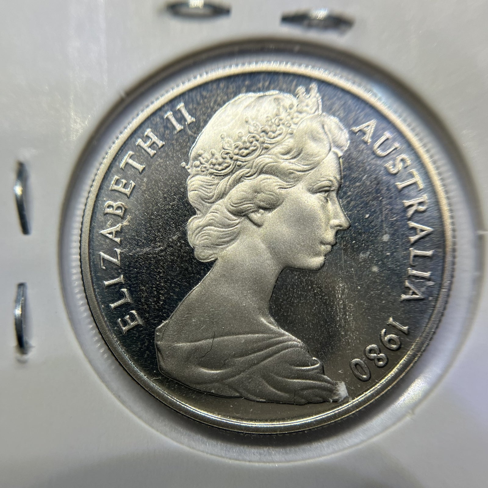 1980 Ten 10 Cent Coin - Ex Proof Set - Elizabeth II in 2x2