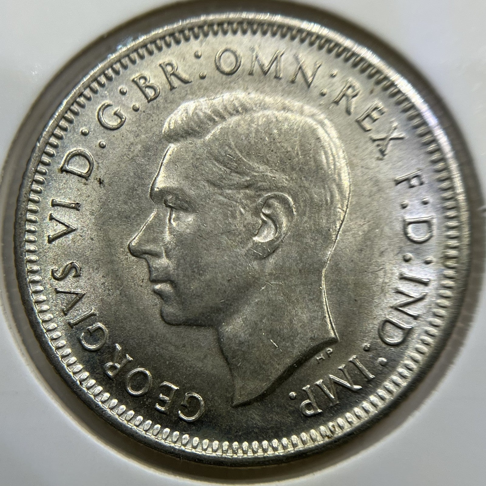 1943 s Shilling Coin - Choice Uncirculated Lustre - George V Silver
