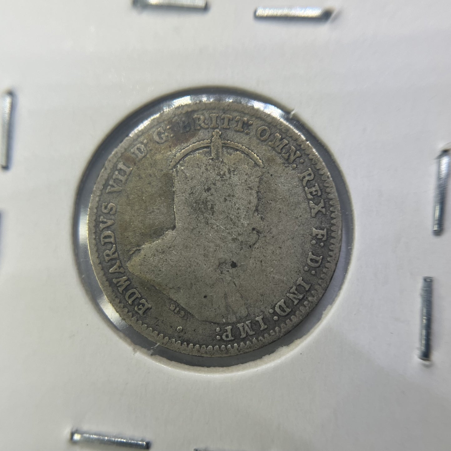 1910 Threepence Coin - almost Very Fine - Edward VII Silver Predecimal