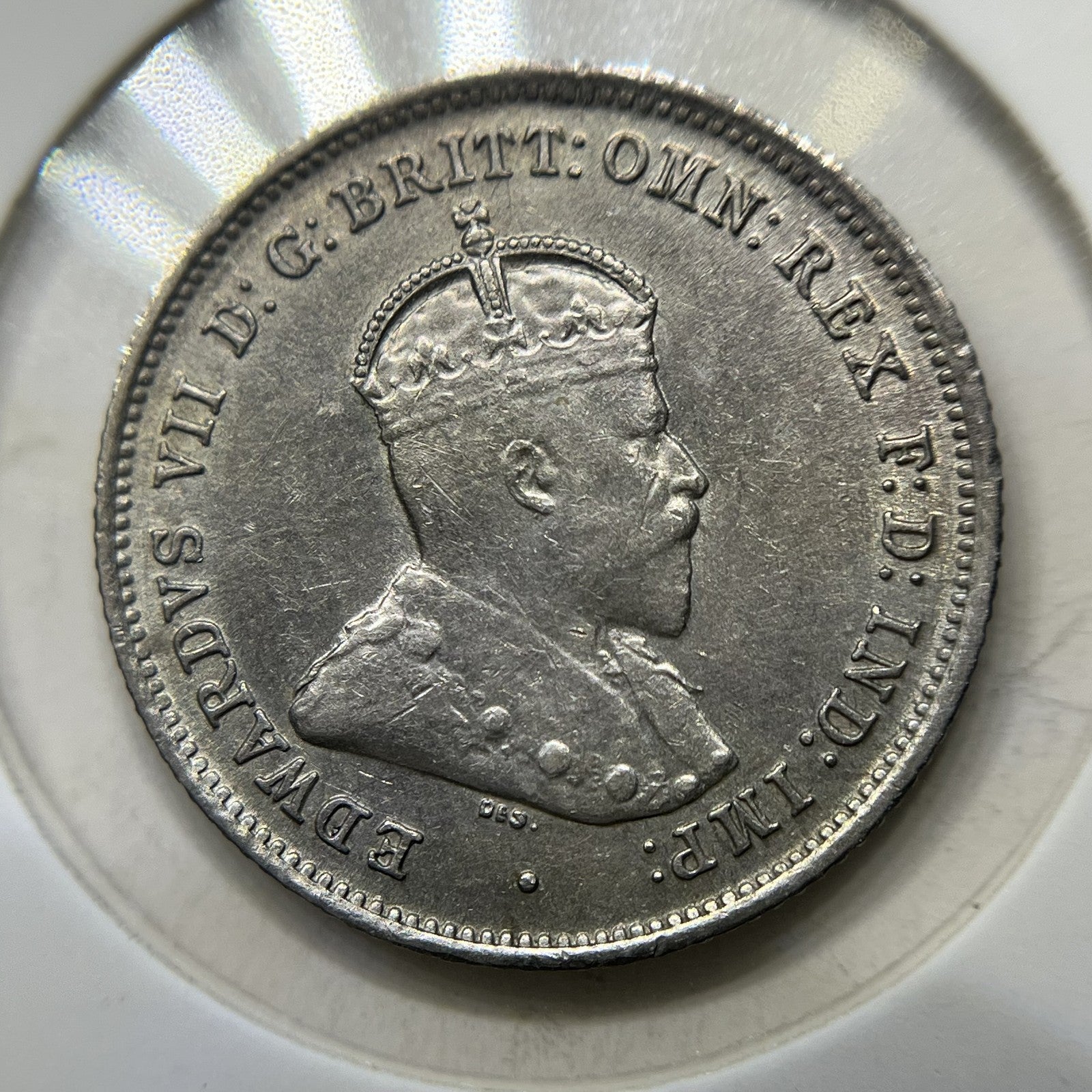 1910 Sixpence Coin - Extremely Fine - Edward VII Silver Predecimal