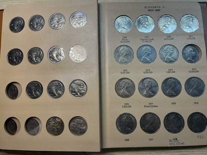 1966 - 1995 20 & 50 Cent - Choice Uncirculated