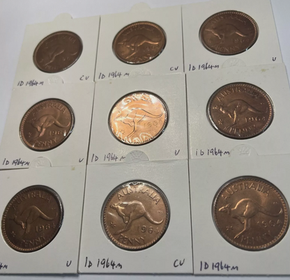 1964 Penny - Uncirculated