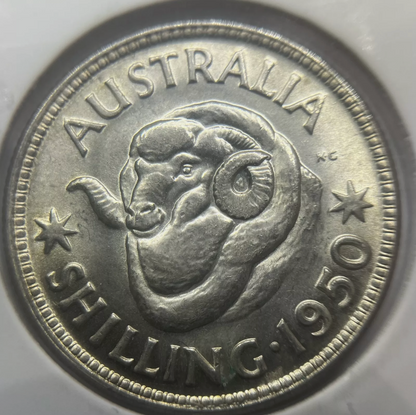 1950 Shilling Coin - Choice Uncirculated