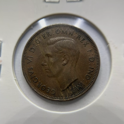 1939 Half Penny Coin - Extremely Fine