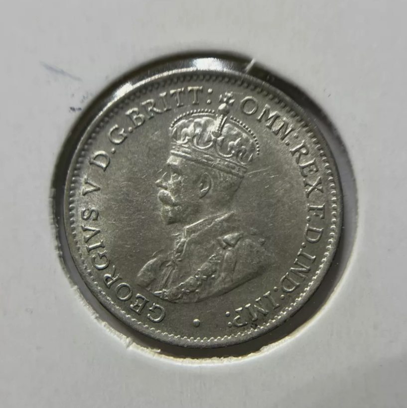 1934 Threepence Coin - almost Extremely Fine