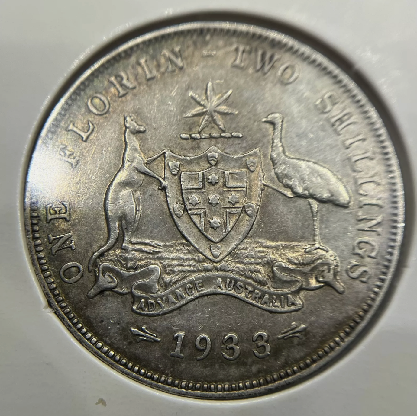 1933 Florin - almost Very Fine