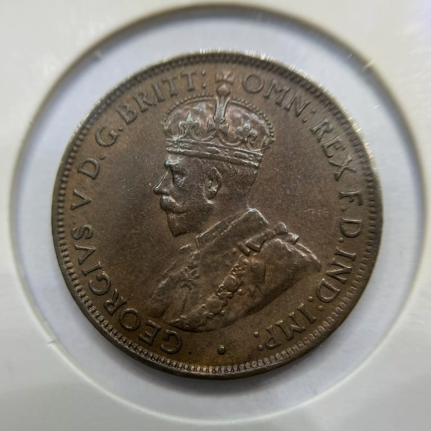 1930 Half Penny Coin - good Extremely Fine