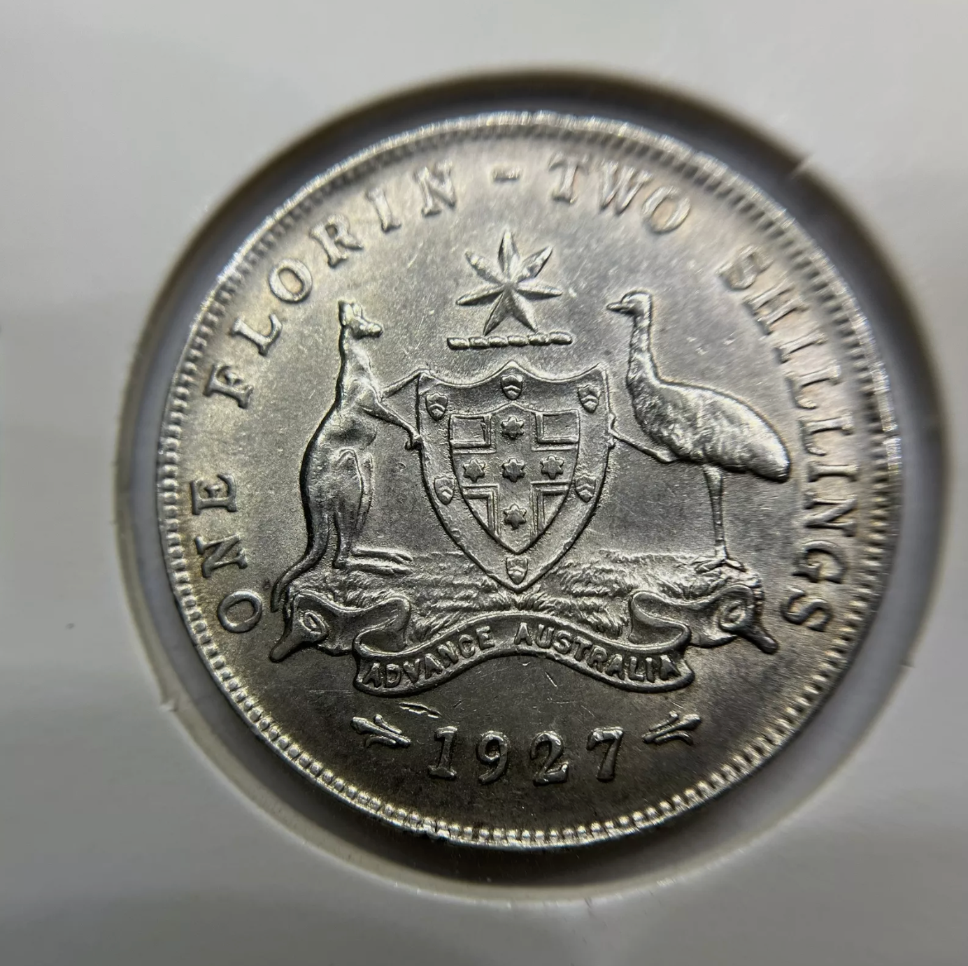 1927 Florin - Extremely Fine