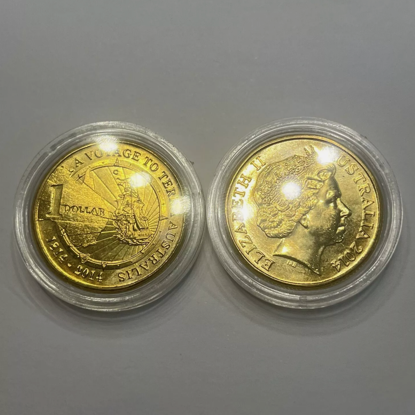 2014 Terra Australis C Privy Mark One Dollar - Uncirculated
