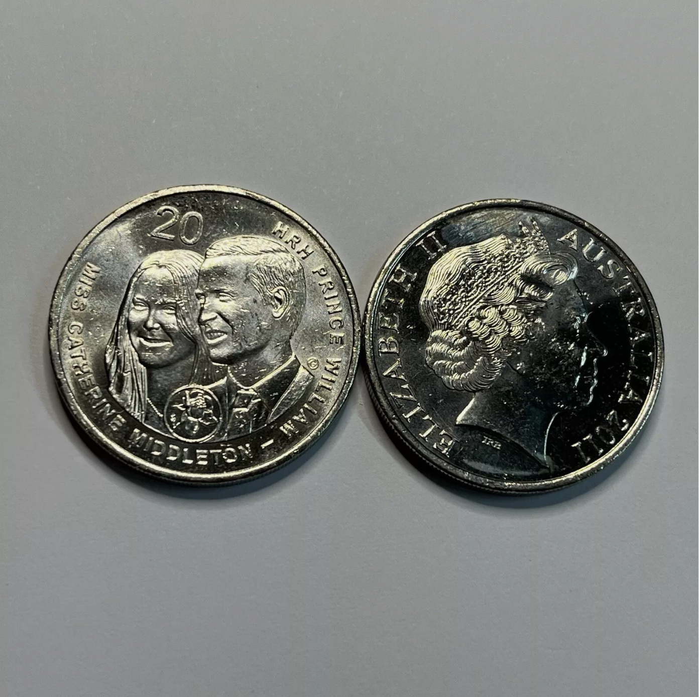 2011 Twenty Cent Coin - Royal Wedding - Uncirculated