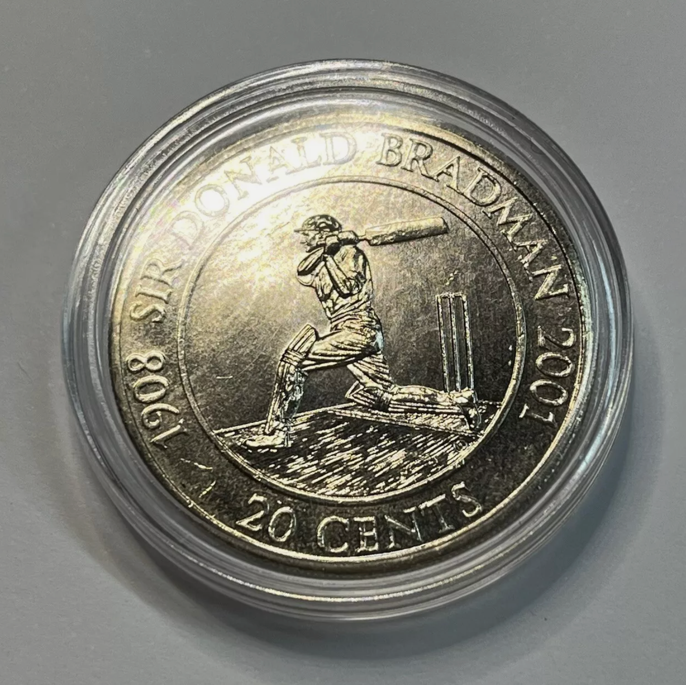 2001 Twenty Cent Coin - Sir Donald Bradman - Uncirculated
