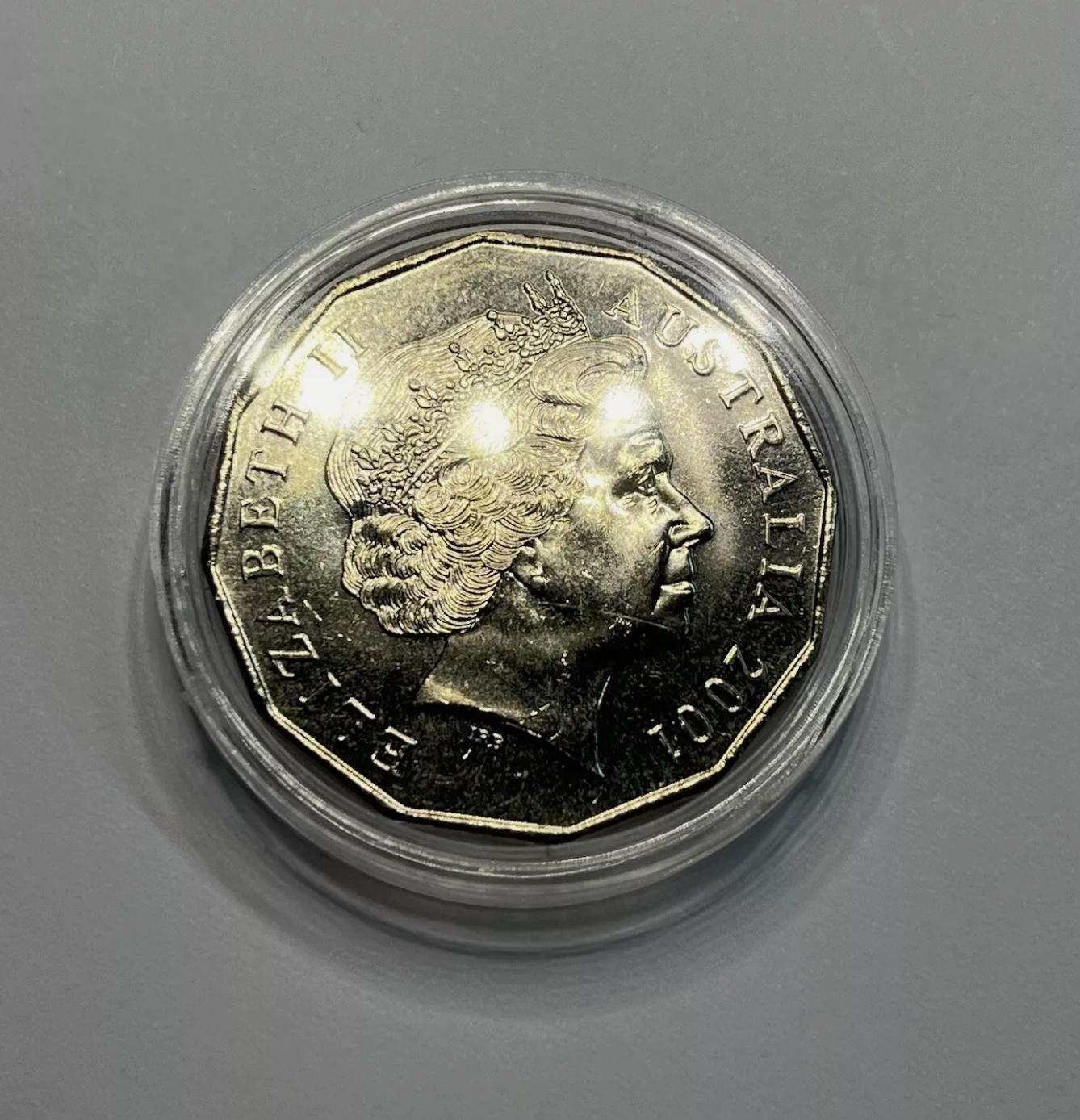 2001 Tasmania Centenary of Federation 50 Cent - Uncirculated