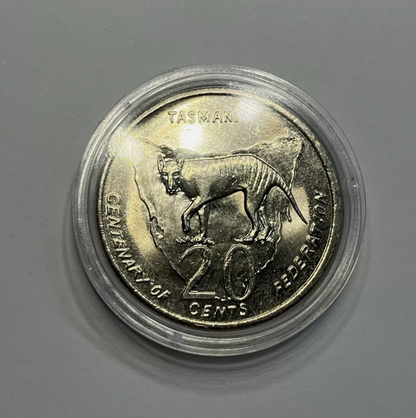 2001 Tasmania Centenary of Federation 20 Cent - Uncirculated