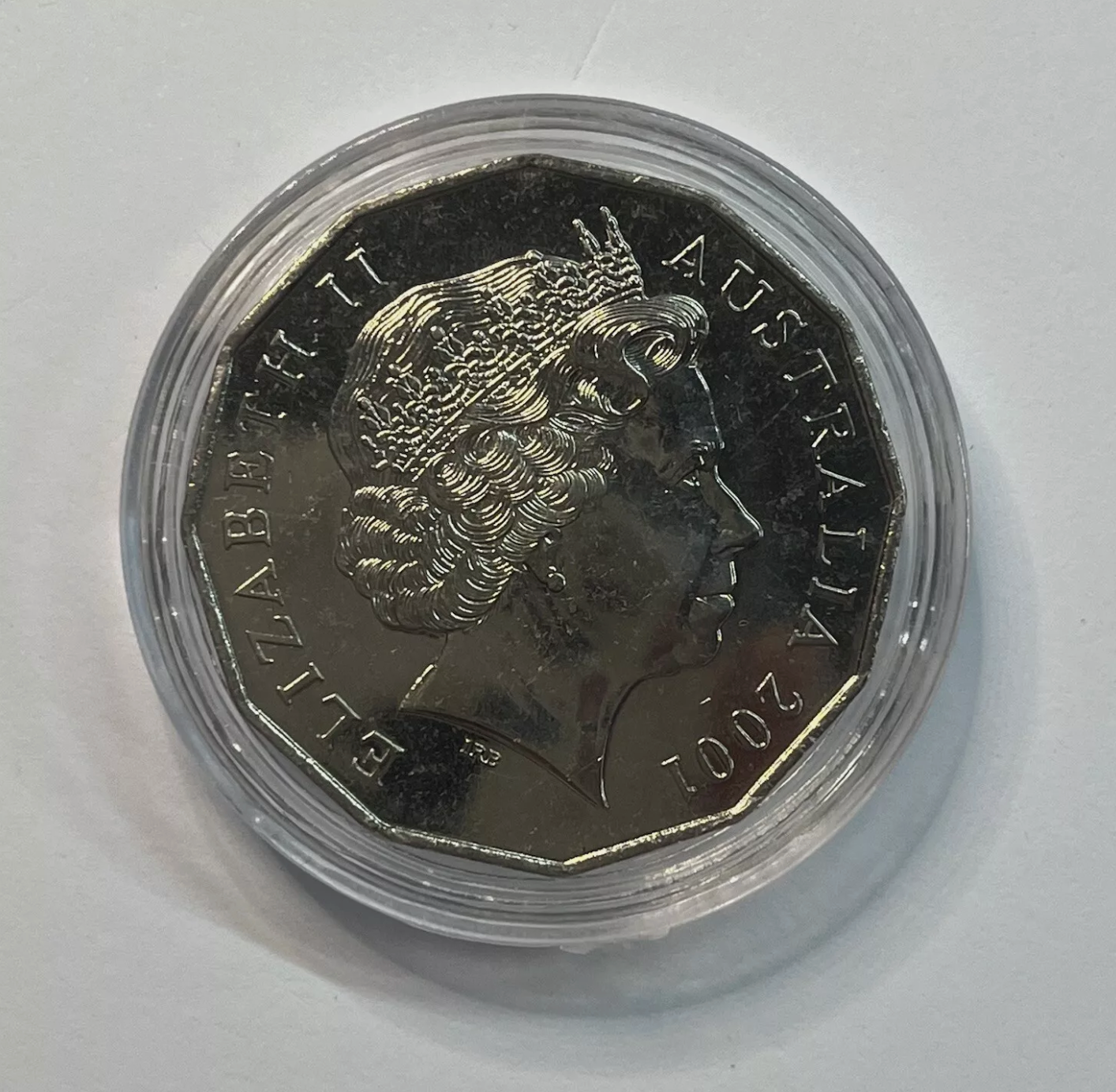 2001 South Australia Centenary of Federation 50 Cent - Uncirculated