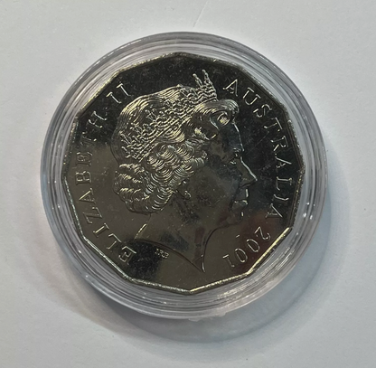 2001 South Australia Centenary of Federation 50 Cent - Uncirculated