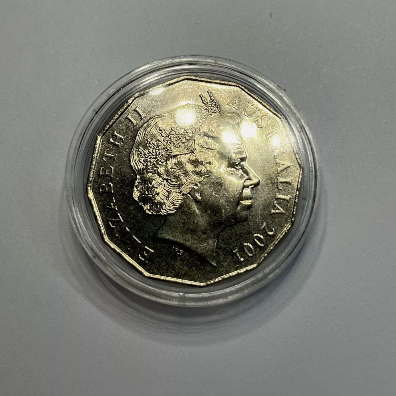 2001 Queensland Centenary of Federation 50 Cent - Uncirculated