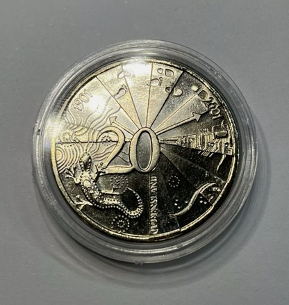 2001 Queensland Centenary of Federation 20 Cent - Uncirculated