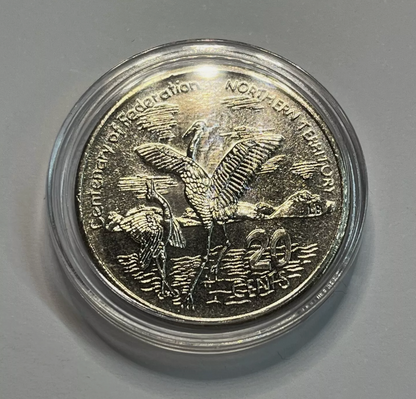 2001 Northern Territory Centenary of Federation 20 Cent - Uncirculated