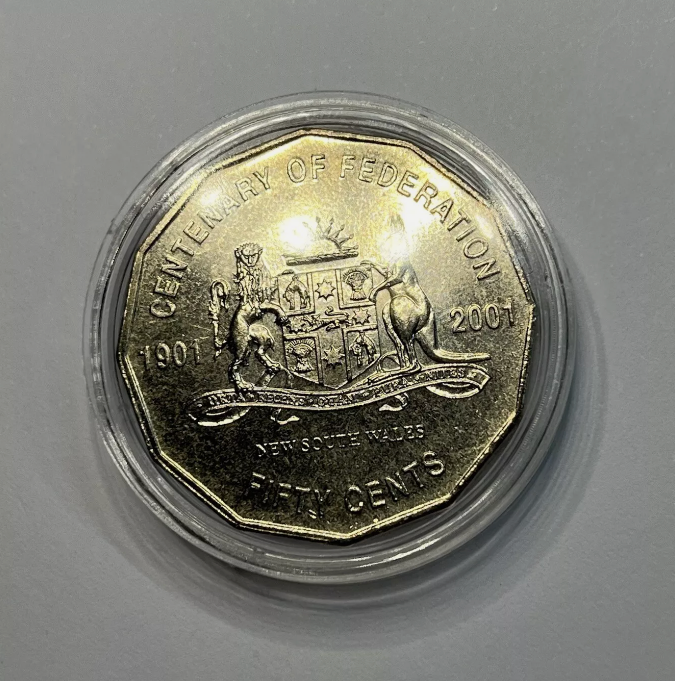 2001 New South Wales Centenary of Federation 50 Cent - Uncirculated