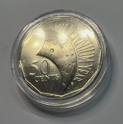 2000 Millenium Year 50 Cent - Uncirculated