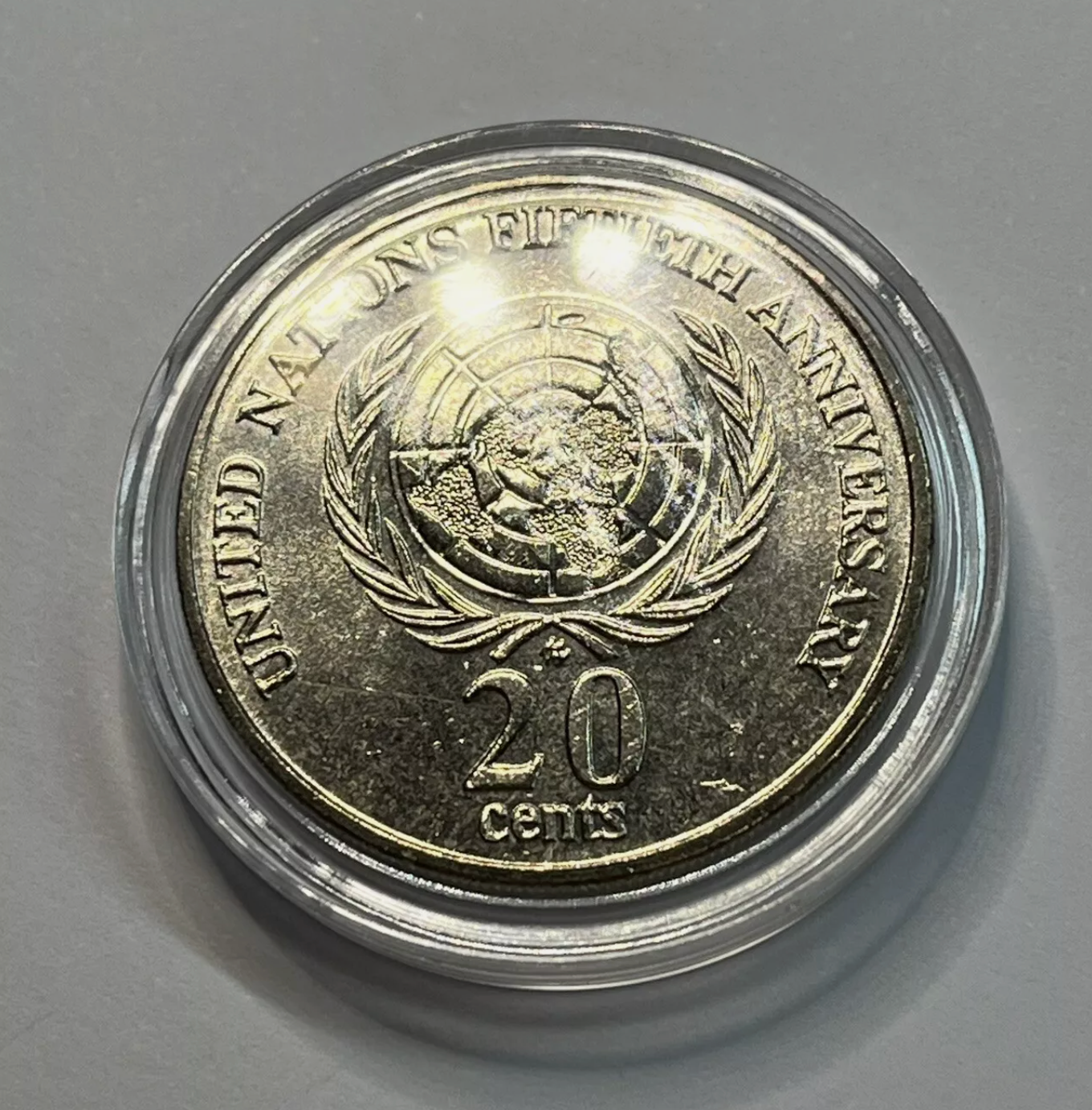 1995 United Nations 20 Cent - Uncirculated