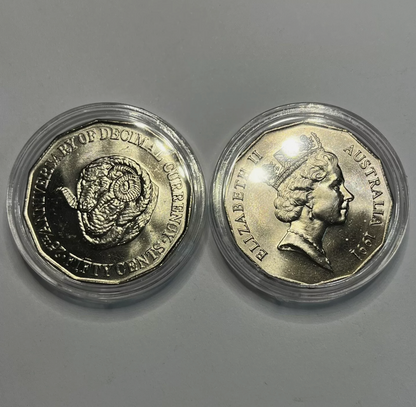 1991 Rams Head 50 Cent - Uncirculated