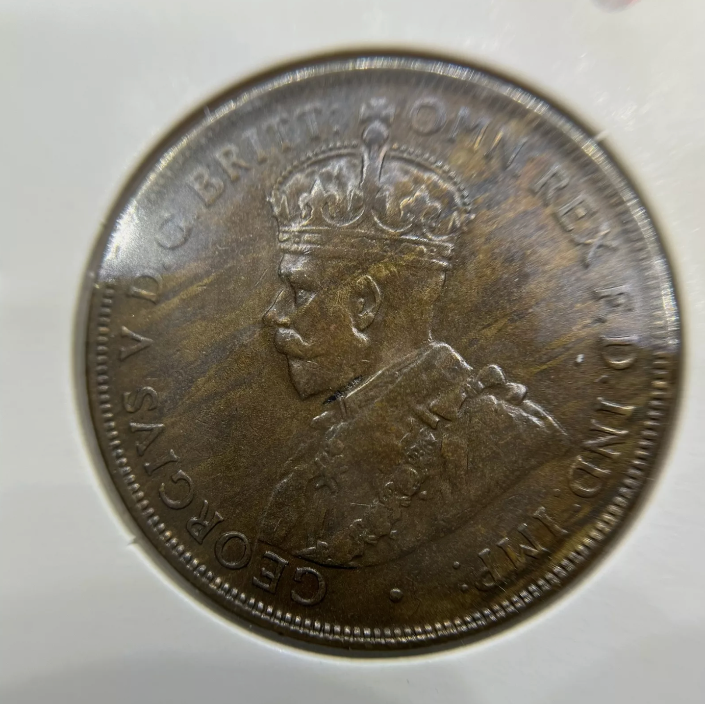 1925 Penny Coin - almost Extremely Fine